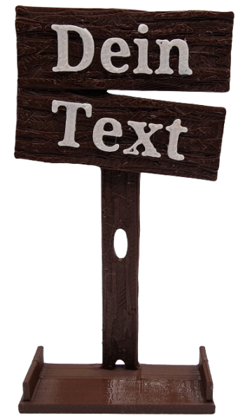 sign "your text"